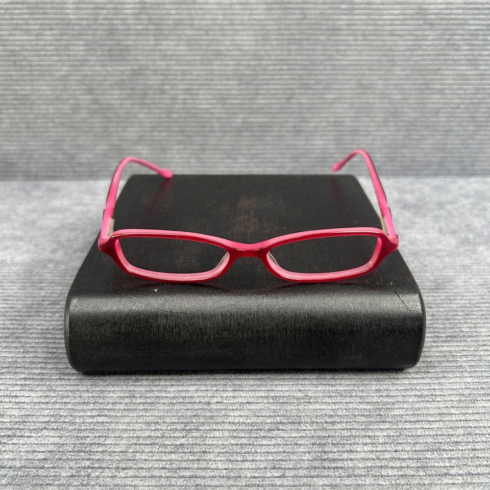 Sight For Students Candy Apple SFS17 y2k Eyeglasses Pink Rectangular Frames 3/08